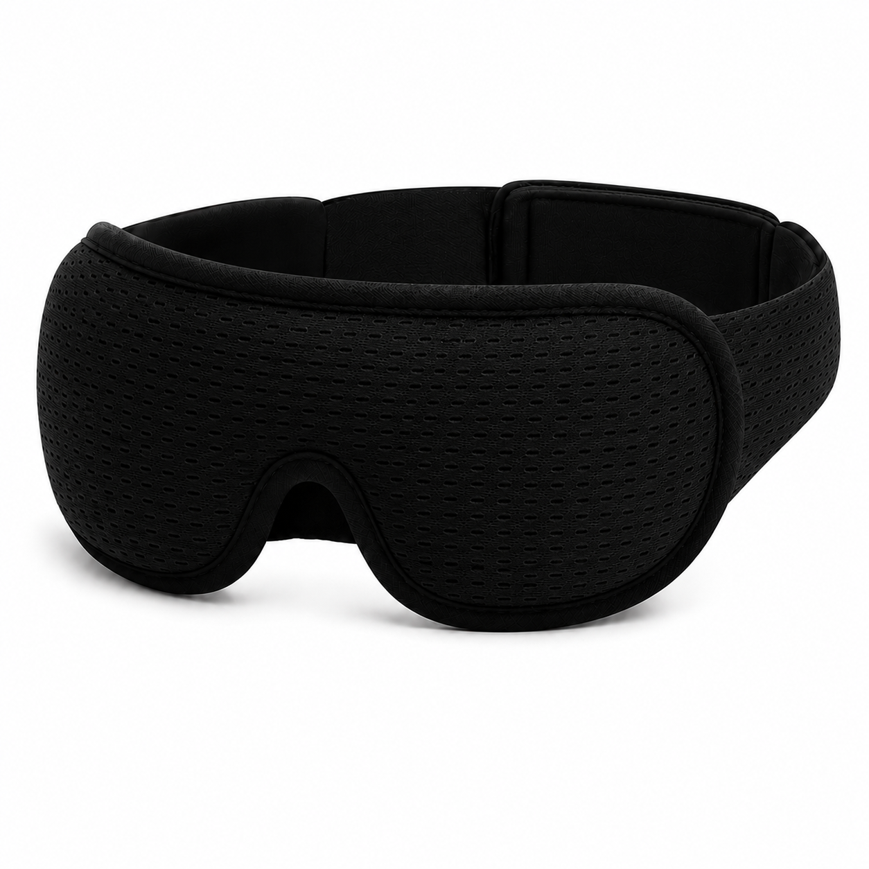 Black ergonomic 3d sleep mask