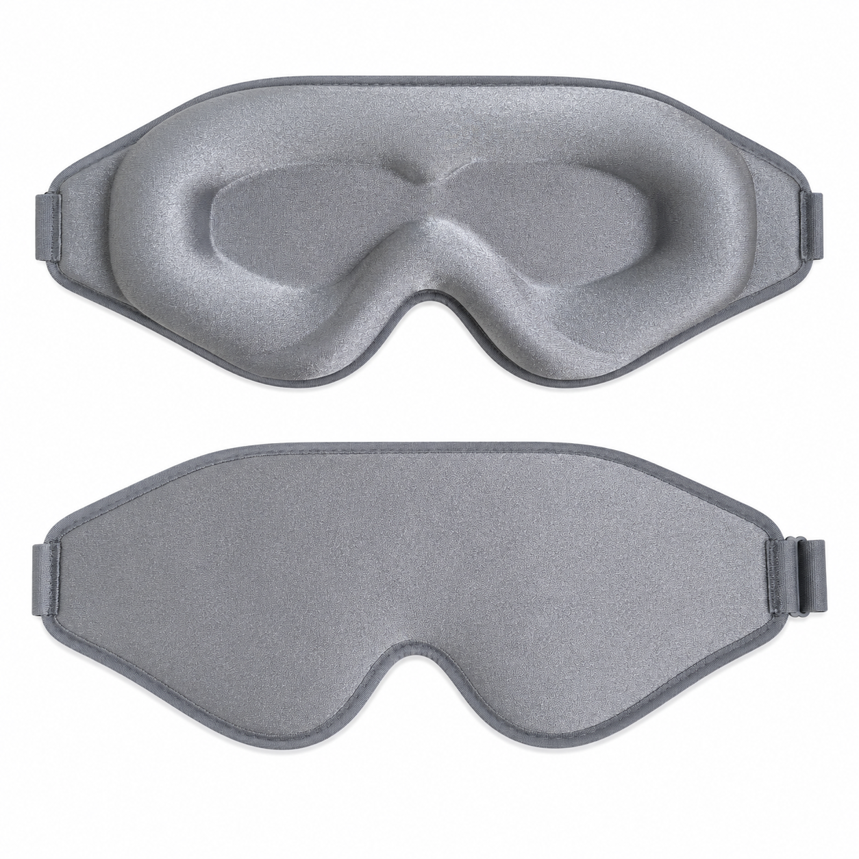 Grey Premium 3D Blackout Ergonomic Sleep Mask
