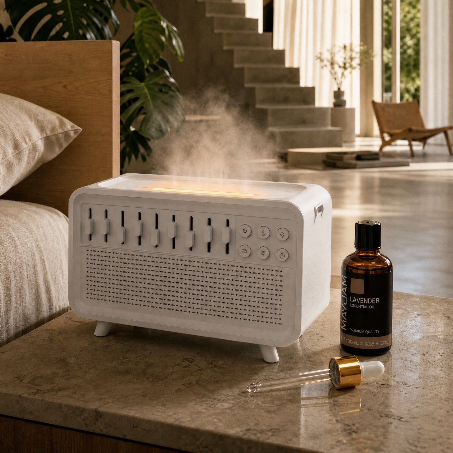Lavender essential oil for Aroma machines white noise better sleeping