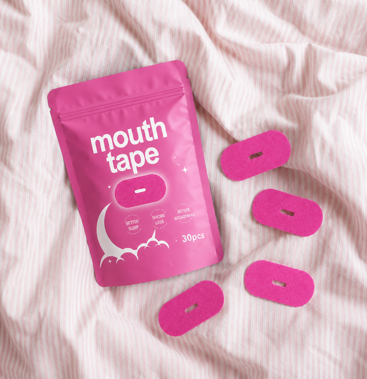 Premium mouth tape strips for sleeping