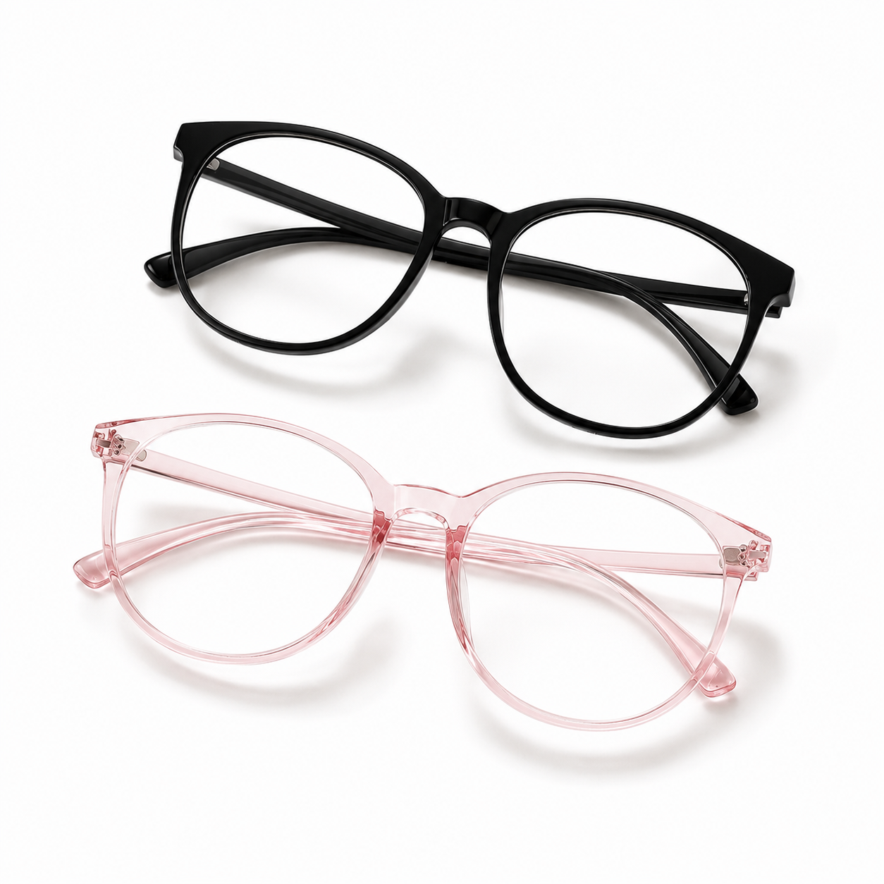 Set of blue light blocking glasses for better sleep