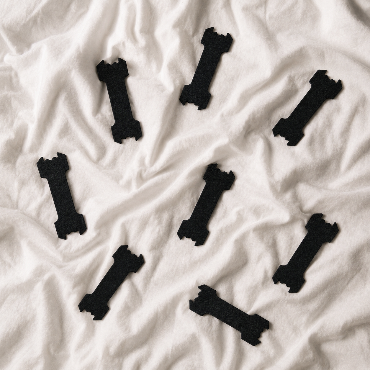Black nasal breathing strips