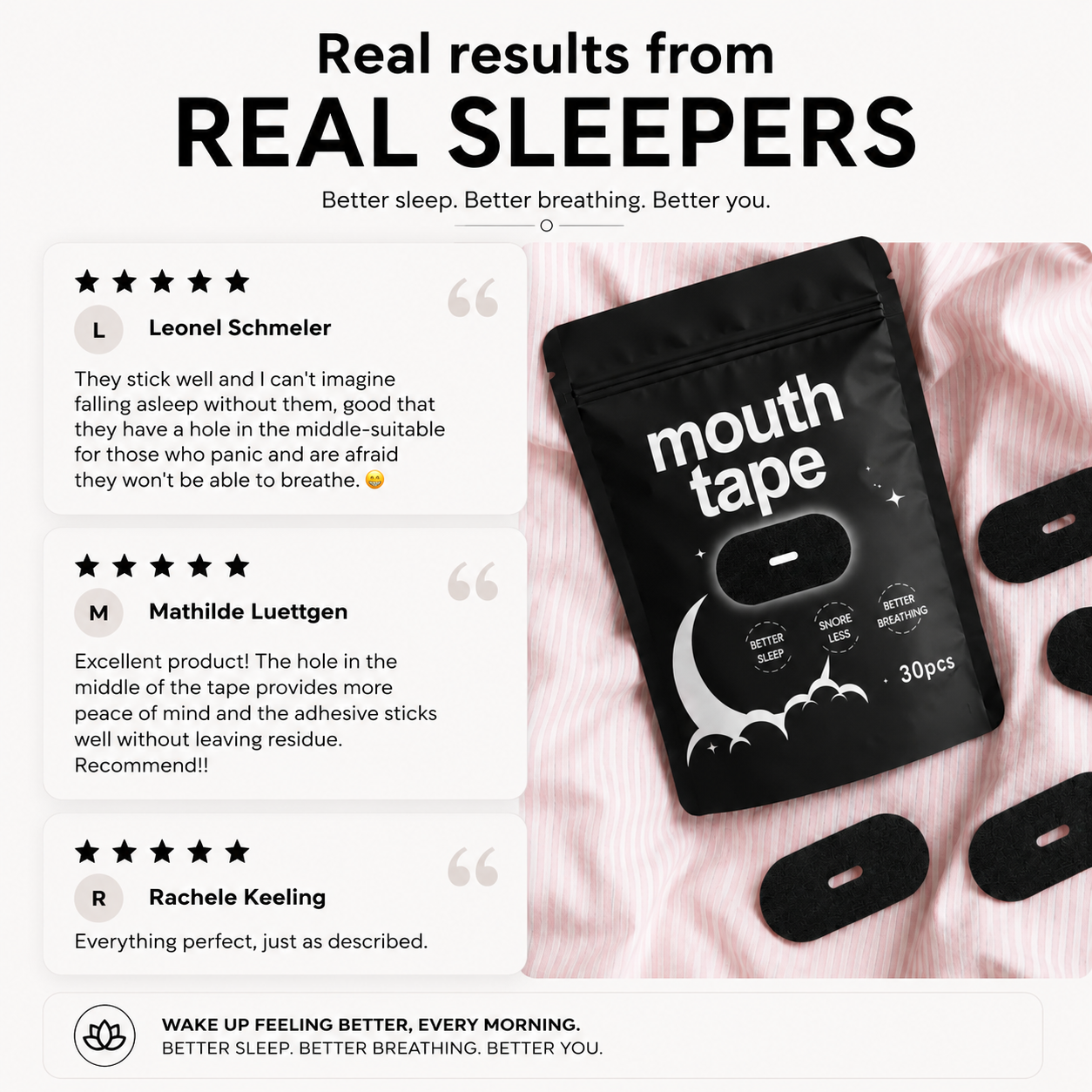 Dozura flow tape for nasal breathing and better sleep comparison