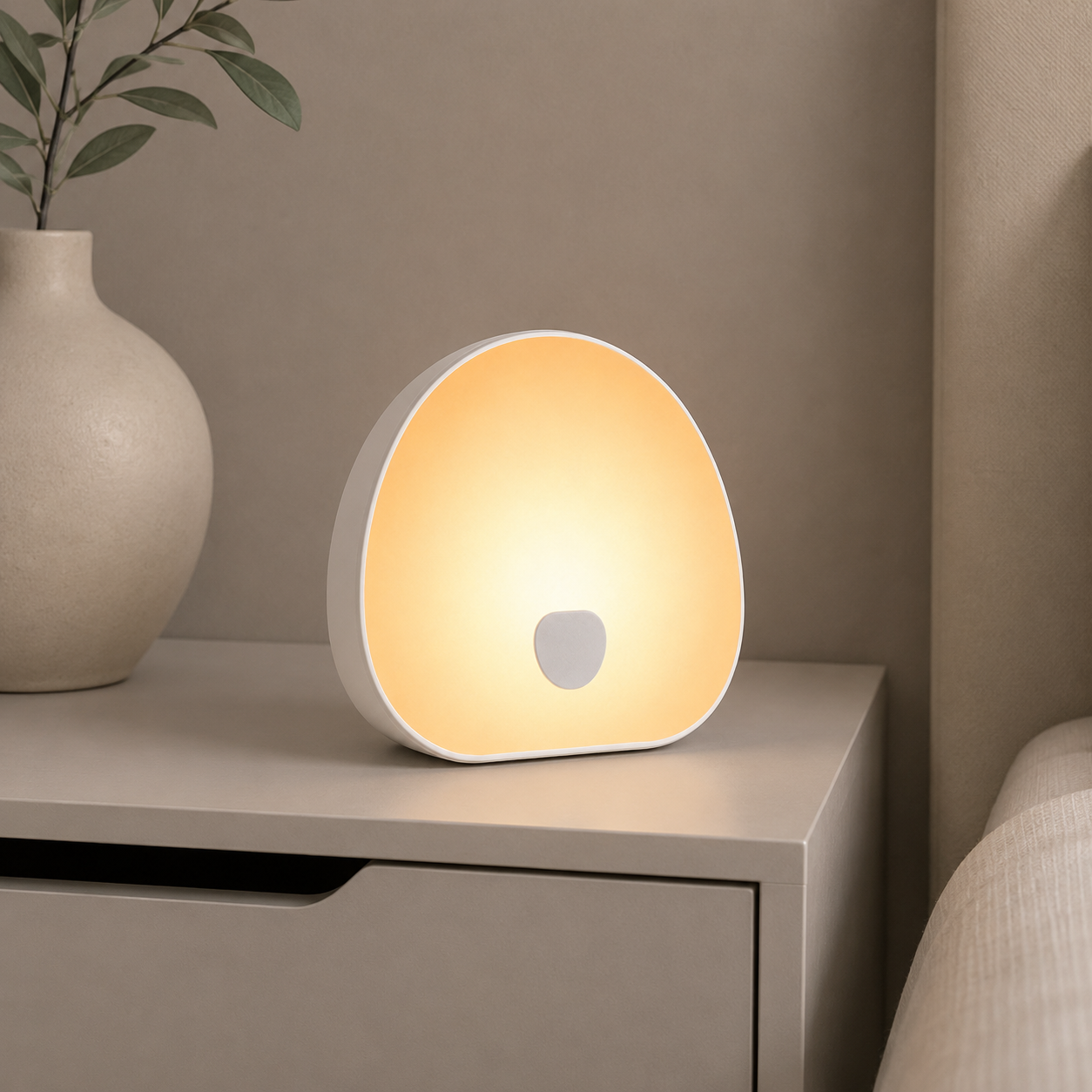 Colour changing white noise light for relaxed sleep 