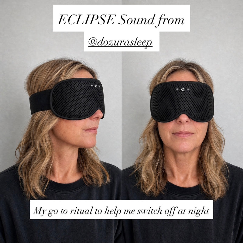Dozura eclipse sound bluetooth sleep mask for better sleep sounds