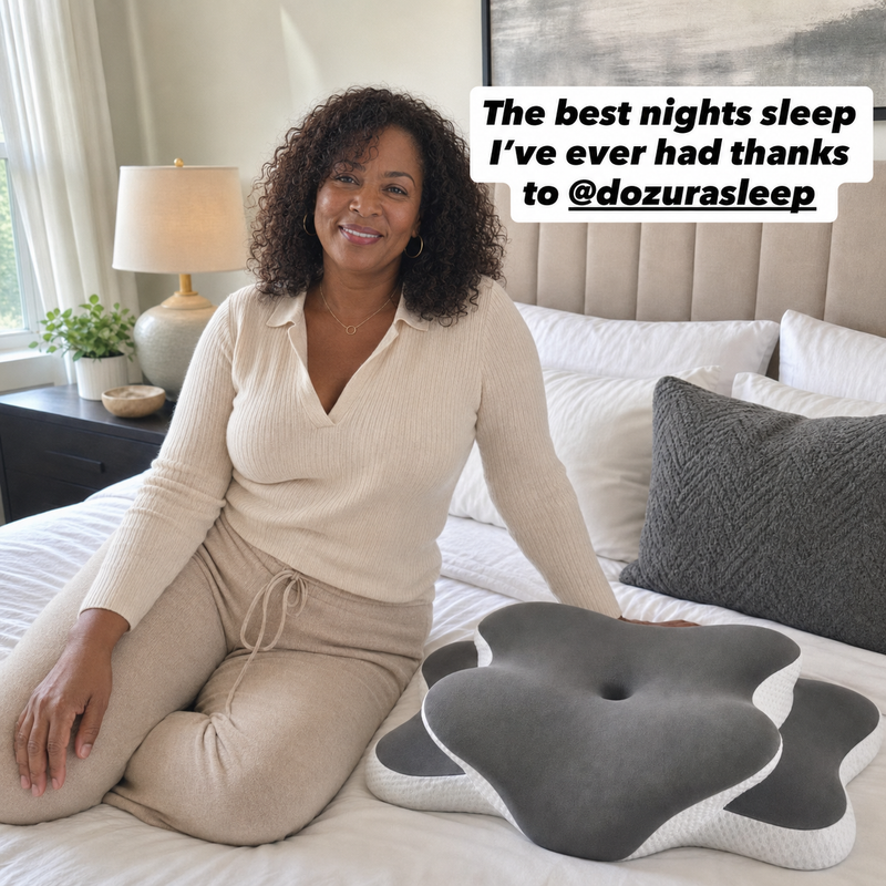 Dozura ergonomic luxury memory foam cervical pillow
