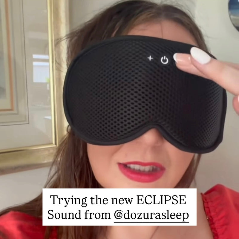 Ergonomic 3d sleep mask with built in bluetooth