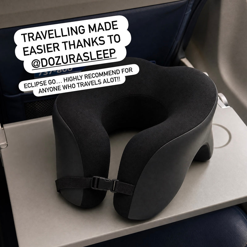 Ergonomic travel pillow for better sleep
