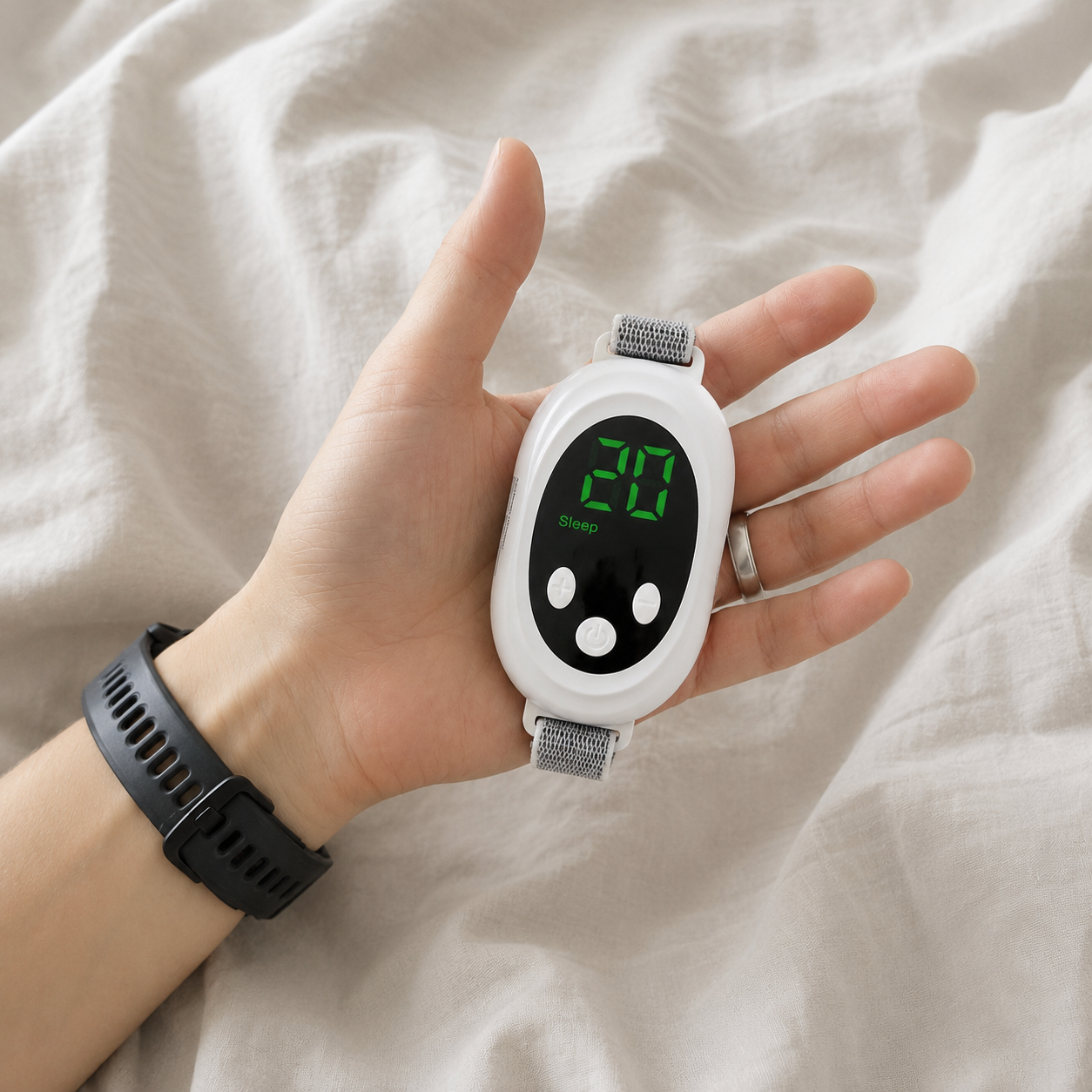 Handheld relaxation device for relaxation, less stress, better sleep
