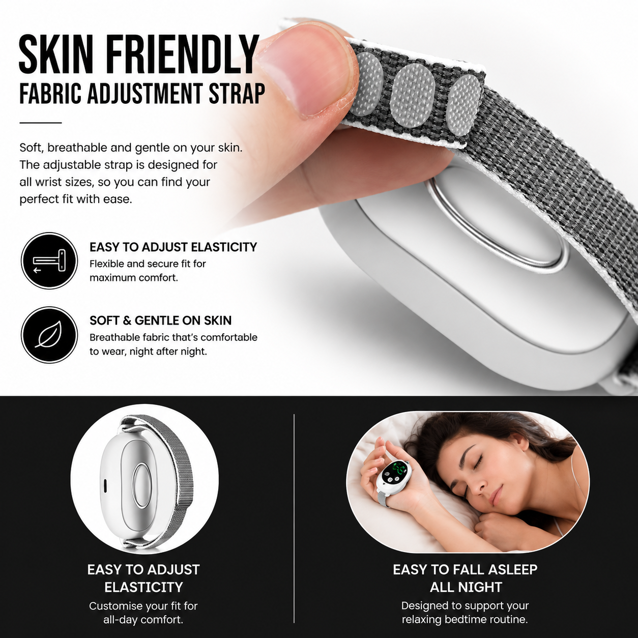 Handheld sleep aid relaxation device USB C Charging Comfortable