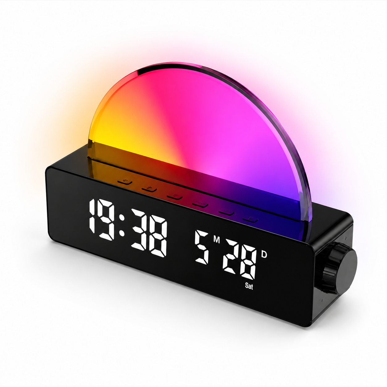 Multi-colour digital natural sunrise wake-up alarm clock Lumie