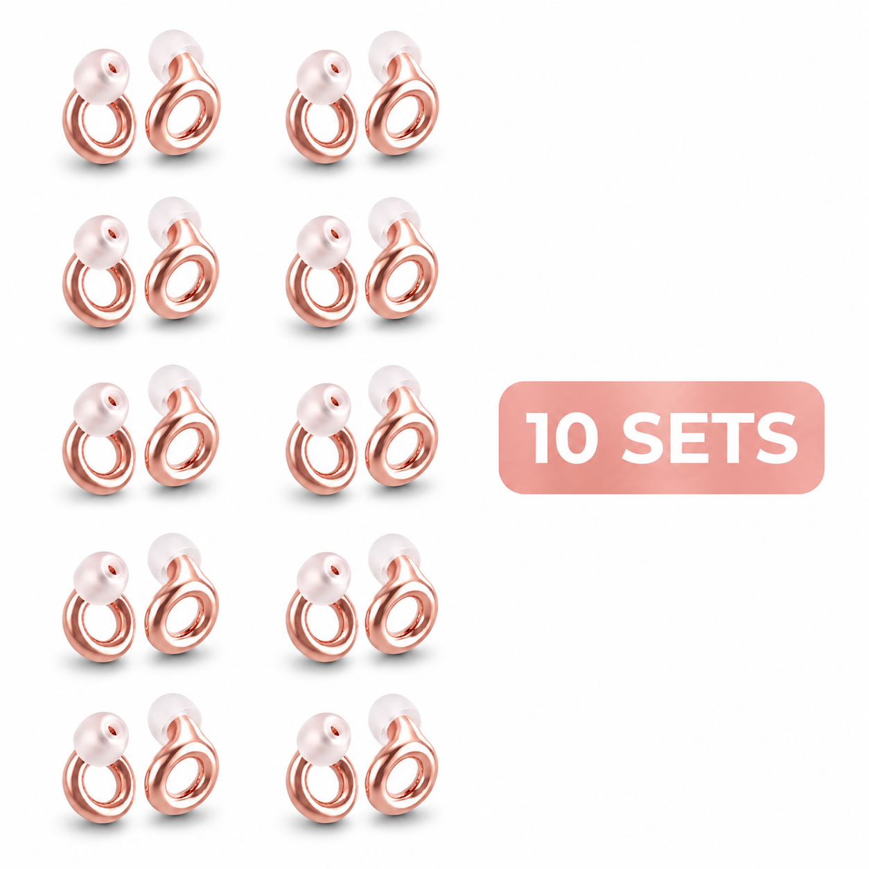 Noise cancelling loop ear plugs official sleeping pink set