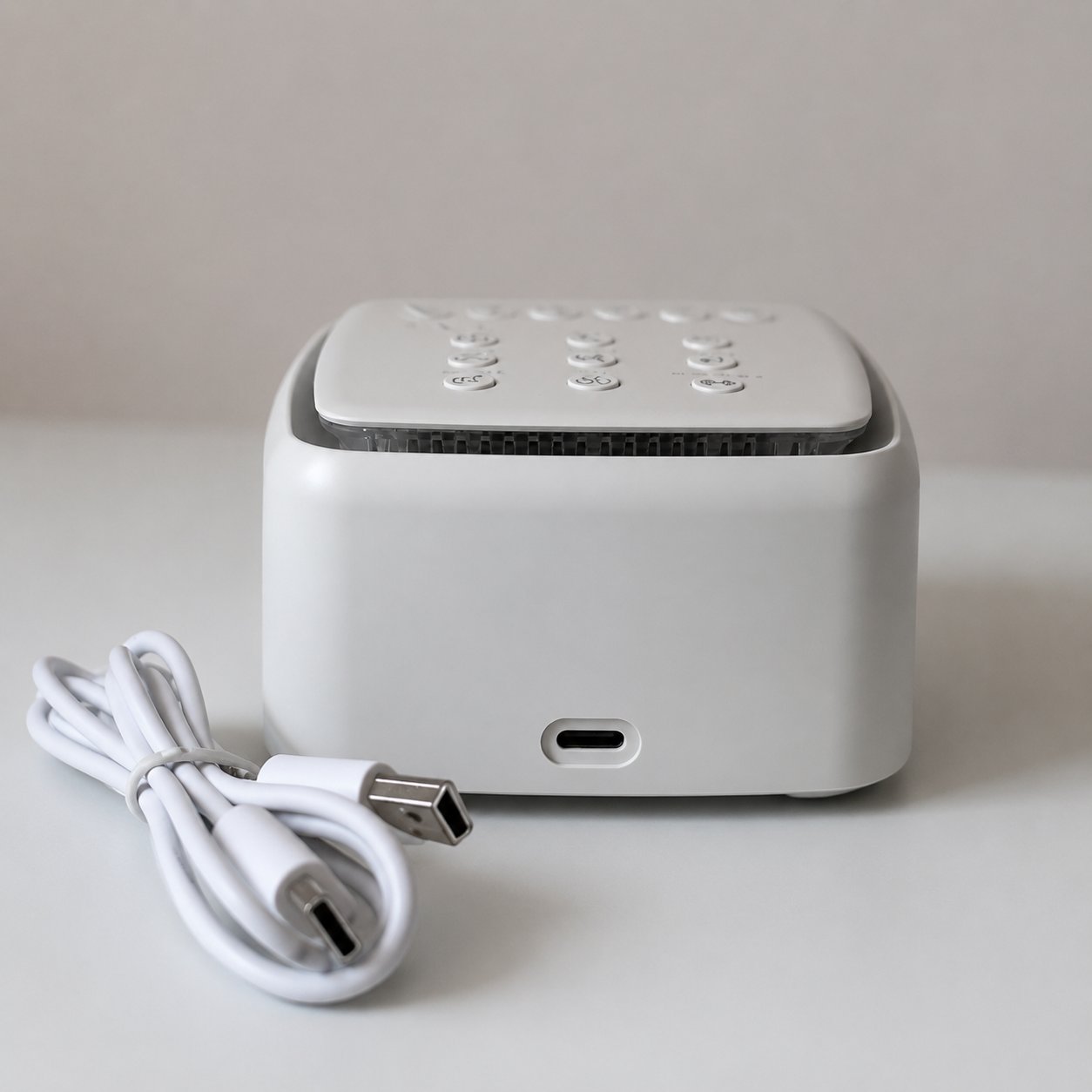 Premium White noise sleep machine Charging USB C