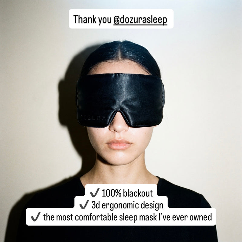 Premium silk sleep mask 3d design for better sleep