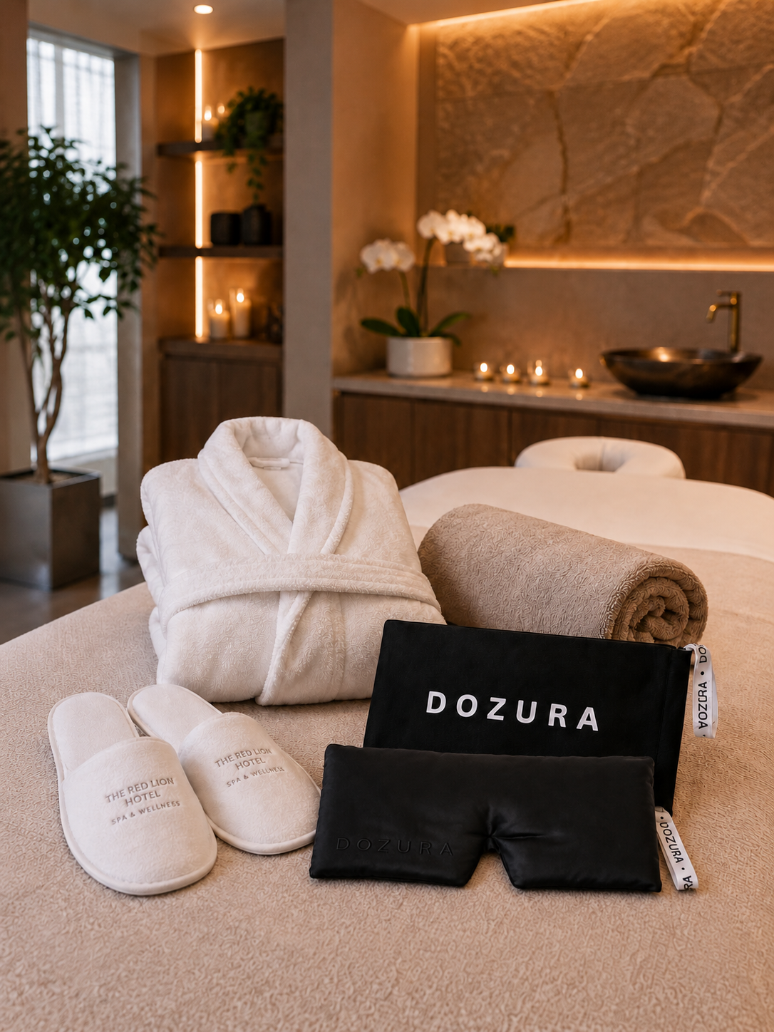dozura blackout weighted sleep mask weighted eye mask lavender spray white noise machines
