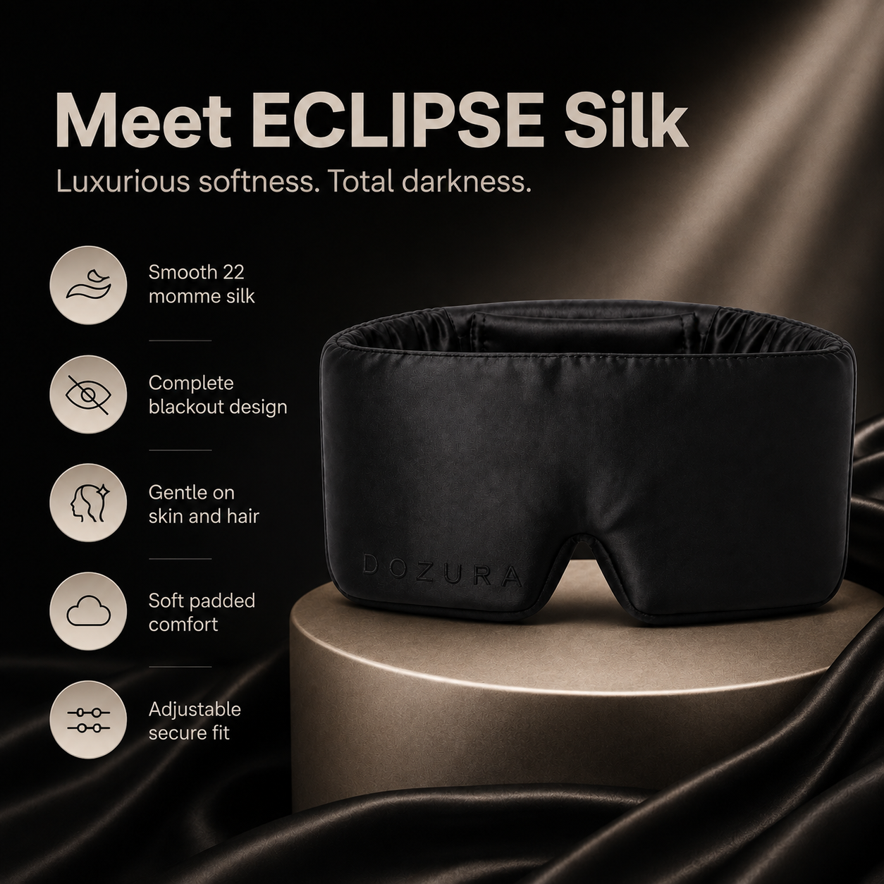 dozura eclipse silk sleepmask