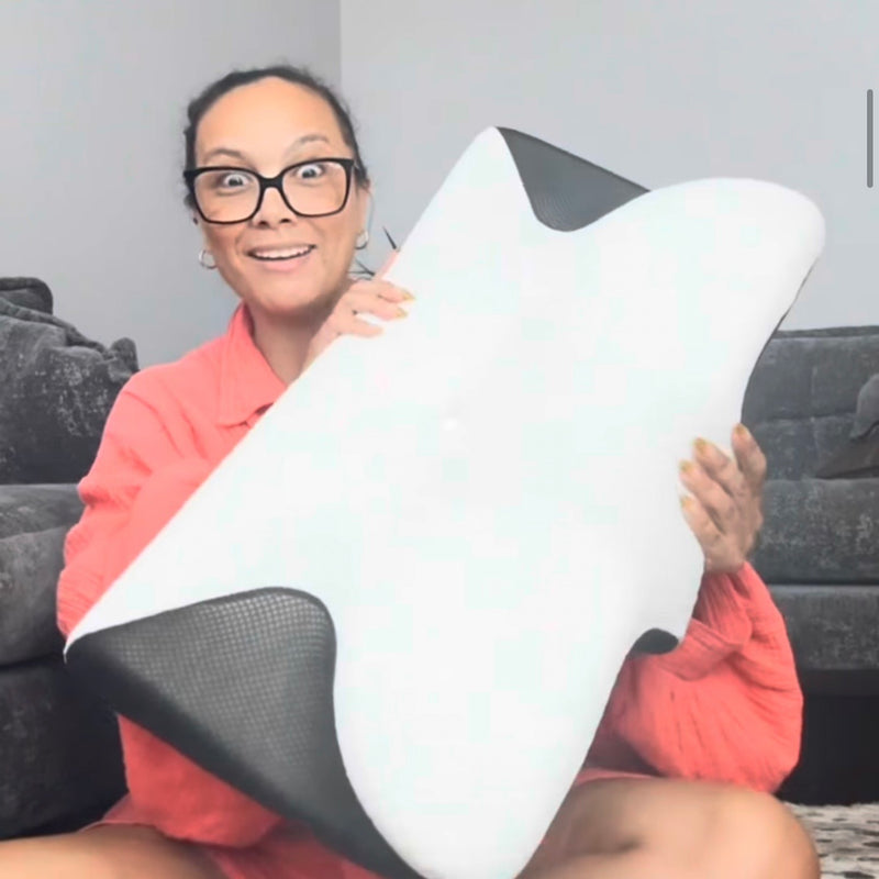 dozura ergonomic cloud memory foam pillow