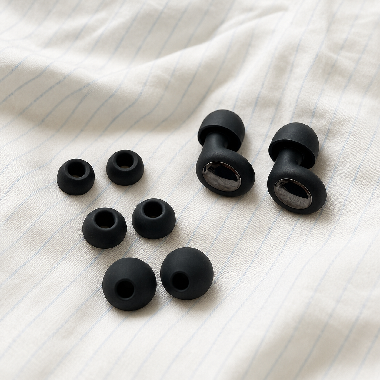 noise reducing 25 decibel sleep ear plugs for better sleep, wake up more refreshed